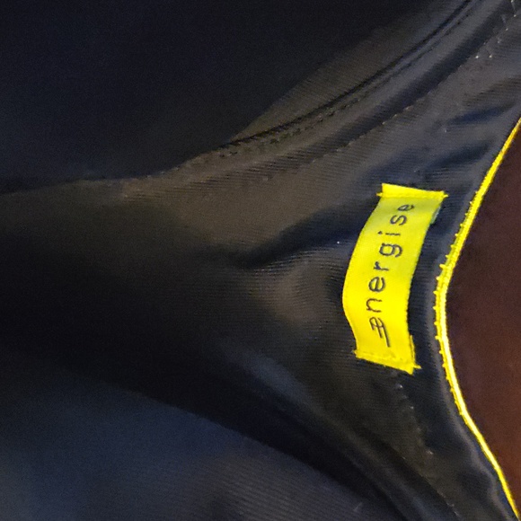 Elomi Underwire Sports Bra Size 34O - Dark Blue + Bright Green - Picture 4 of 8